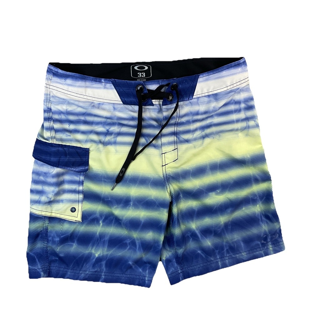 Oakley Board‎ Shorts Swim Trunks Unlined Surf Beach Men Sz 33 Pocket